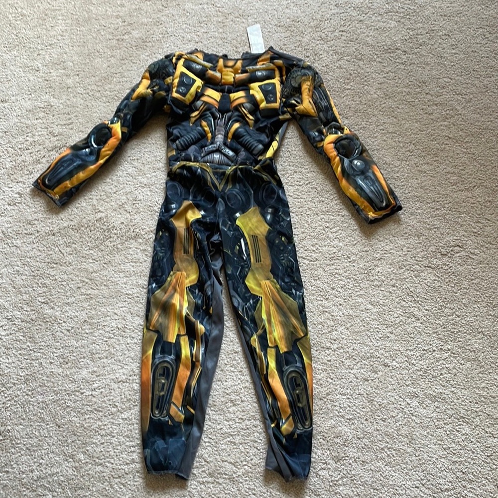 Hasbro Transformers Black and Yellow Costume Tag